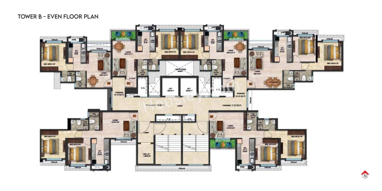 Qualcon Mantram Solacia Floor plan 3