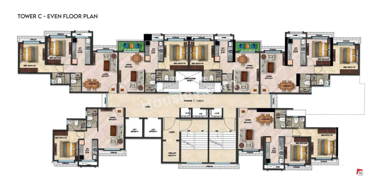 Qualcon Mantram Solacia Floor plan 5