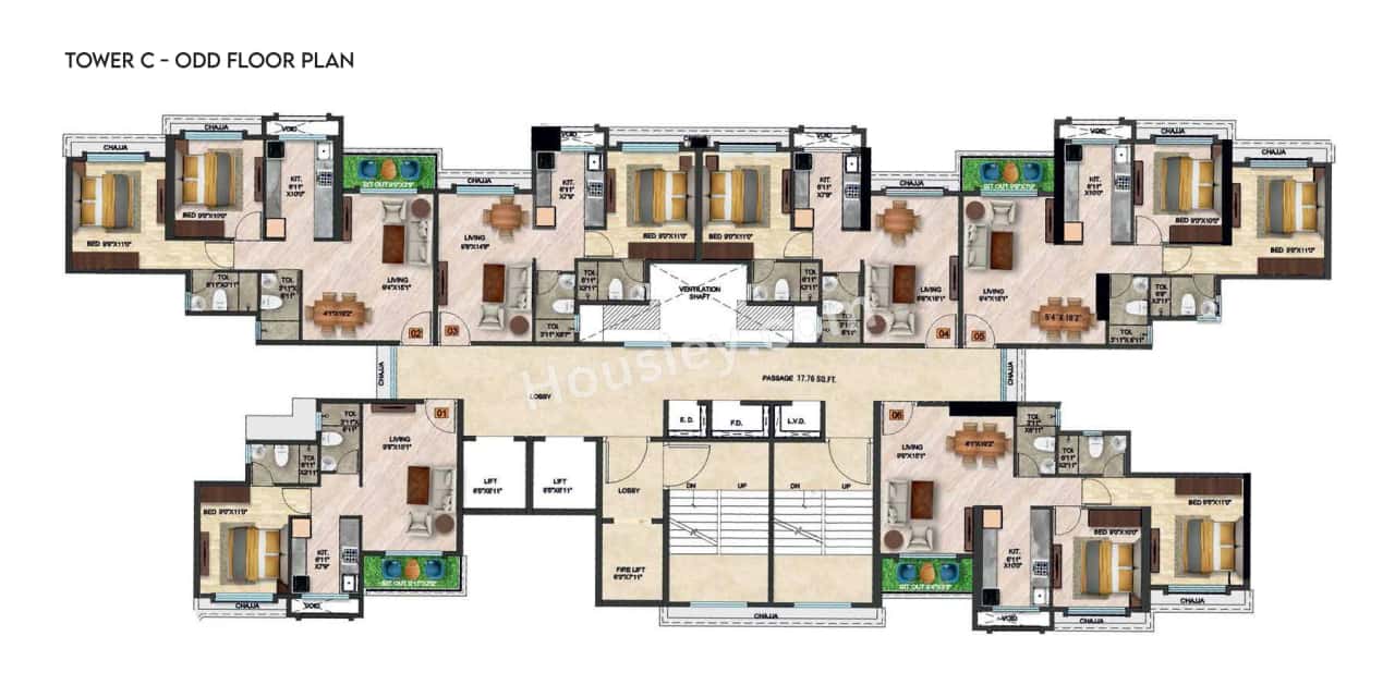 Qualcon Mantram Solacia Floor plan 6
