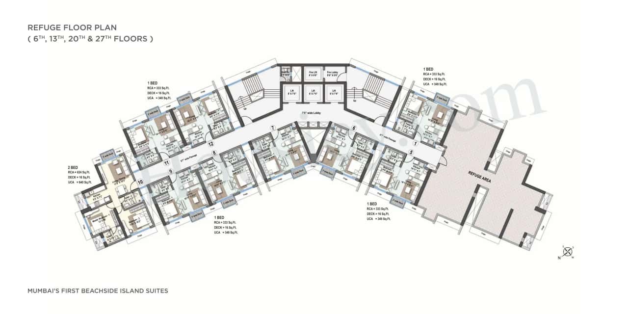 Raheja Versova Island Floor plan 2