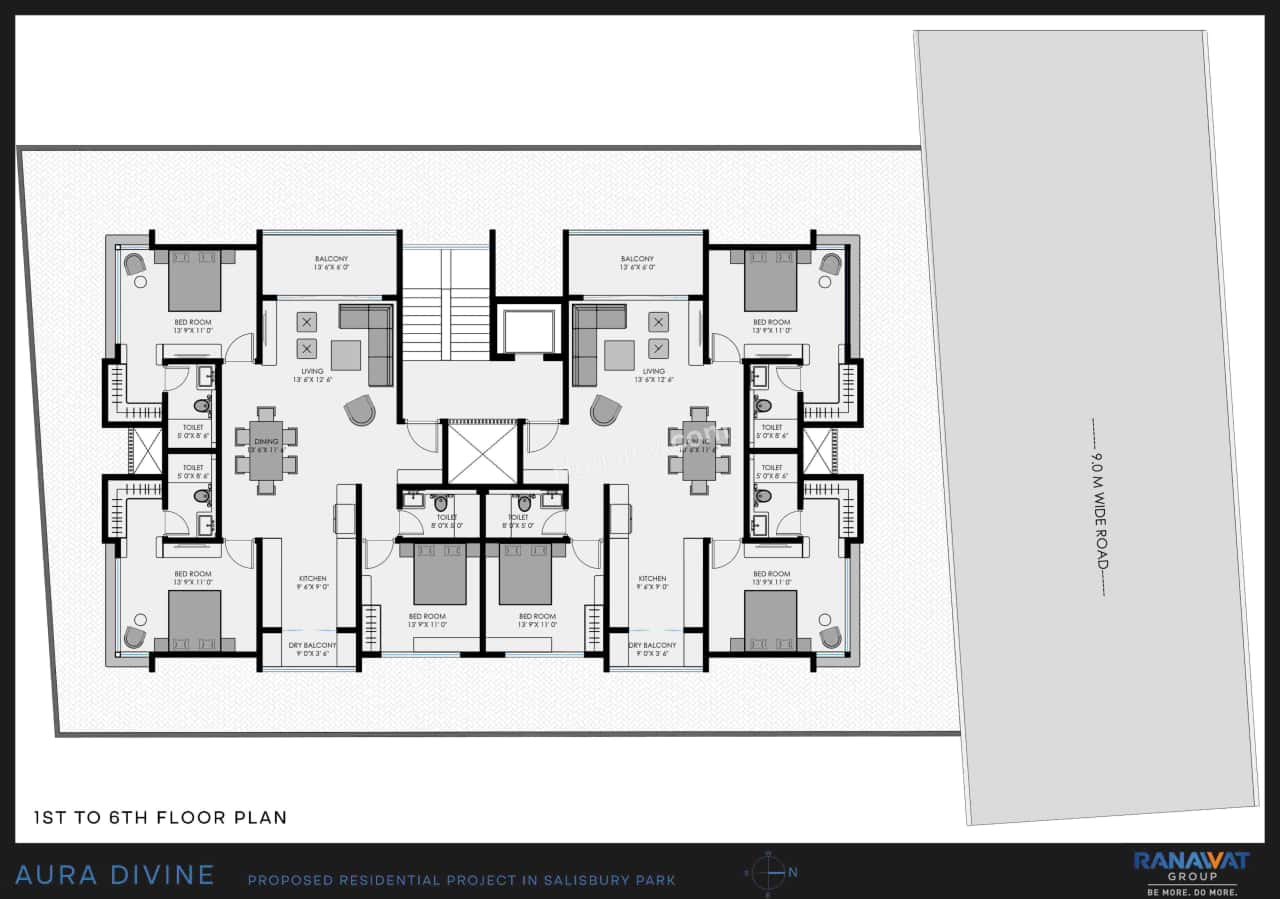 Ranawat Aura Divine Floor Plan