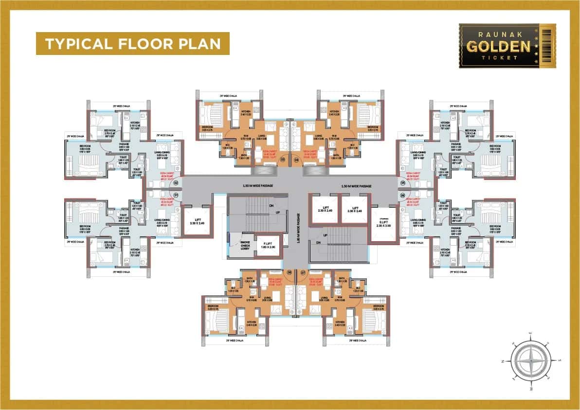Raunak Golden Ticket Floor plan 4