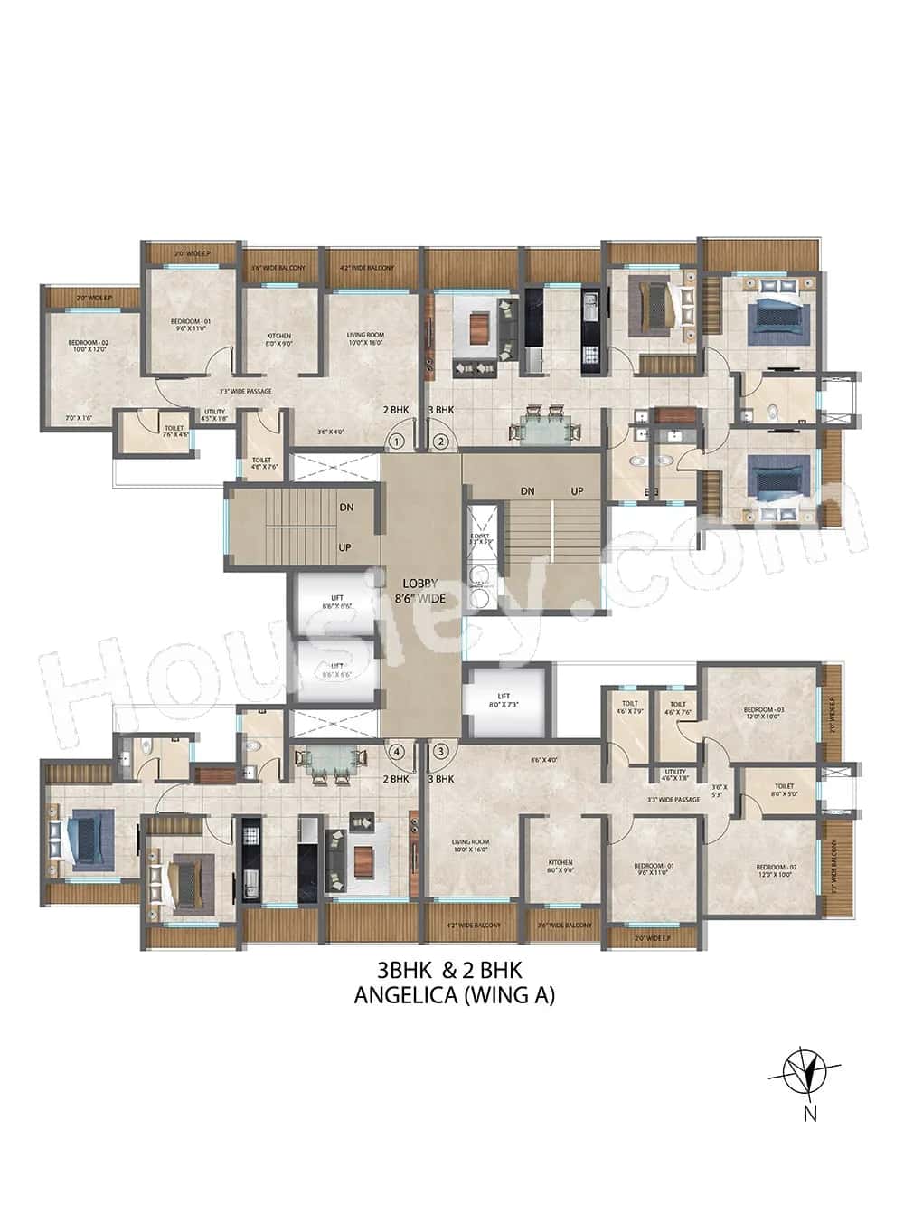 Regency Avana Floor plan 1