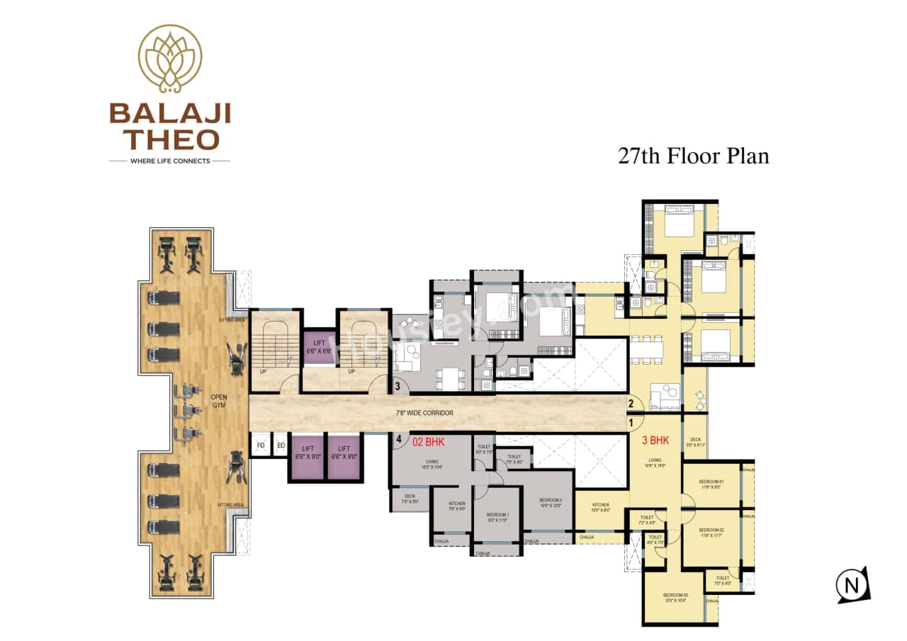 Reliable Balaji Theo Floor plan 3