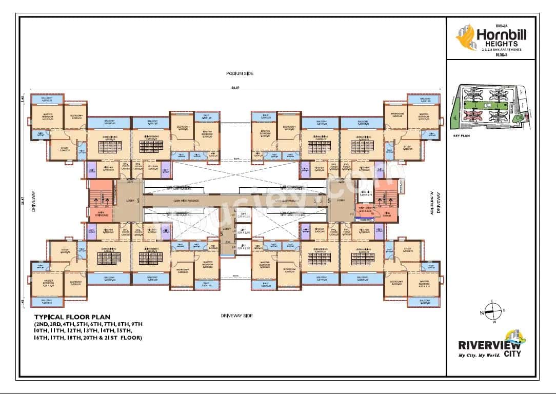 Riverview City Hornbill Heights Floor plan 6