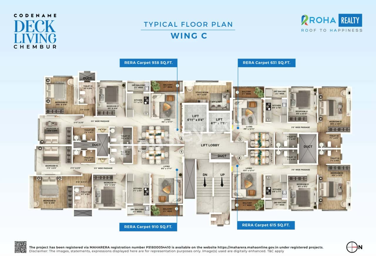 Roha Deck Living Chembur Floor plan 2
