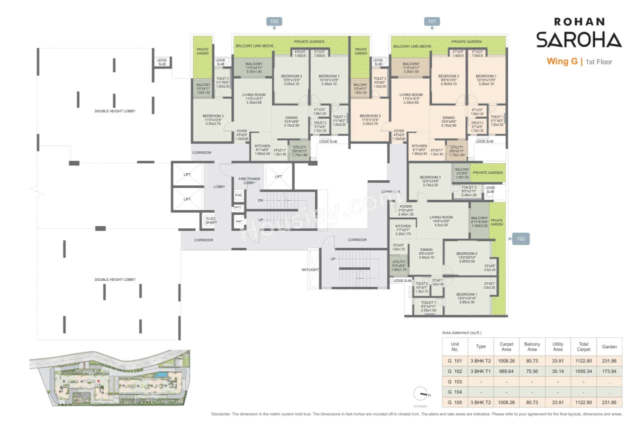Rohan Saroha Phase 1 Floor plan 5