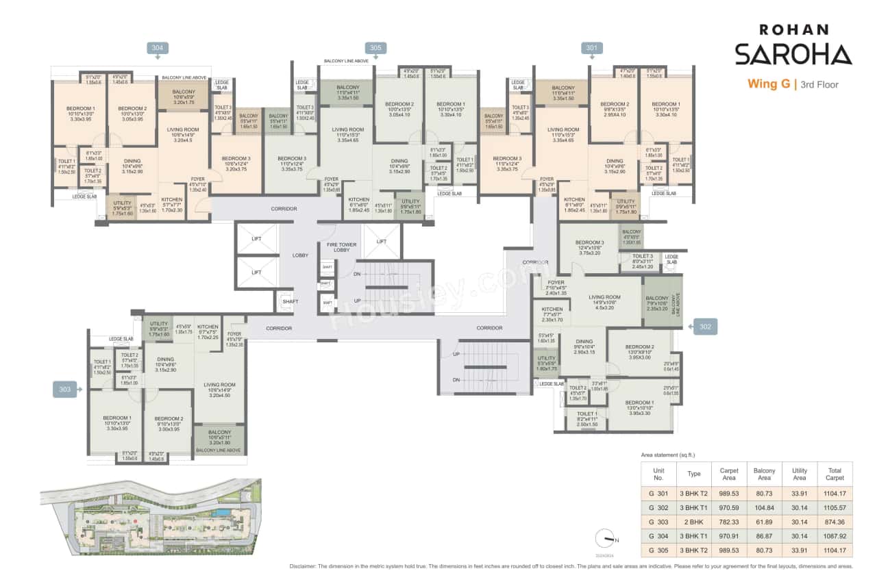 Rohan Saroha Phase 1 Floor plan 8