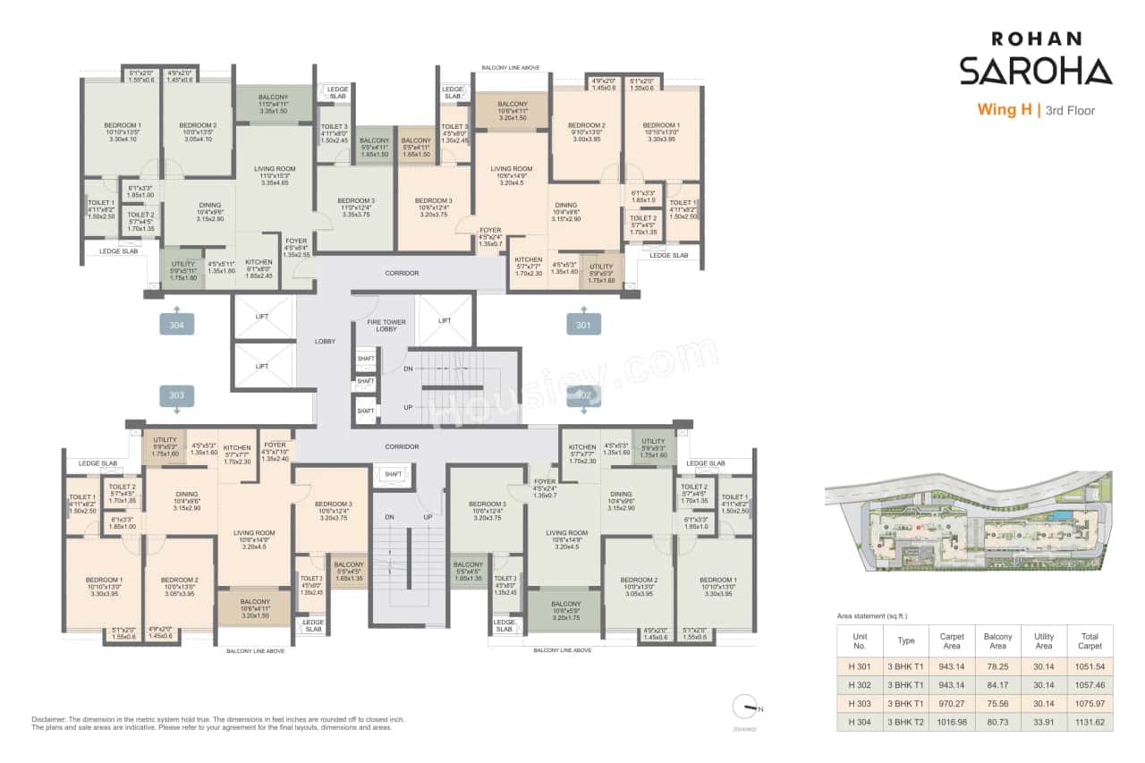 Rohan Saroha Phase 1 Floor plan 9