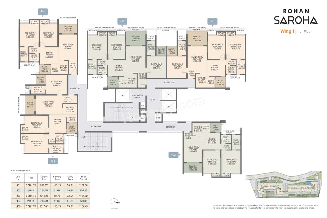 Rohan Saroha Phase 1 Floor plan 16