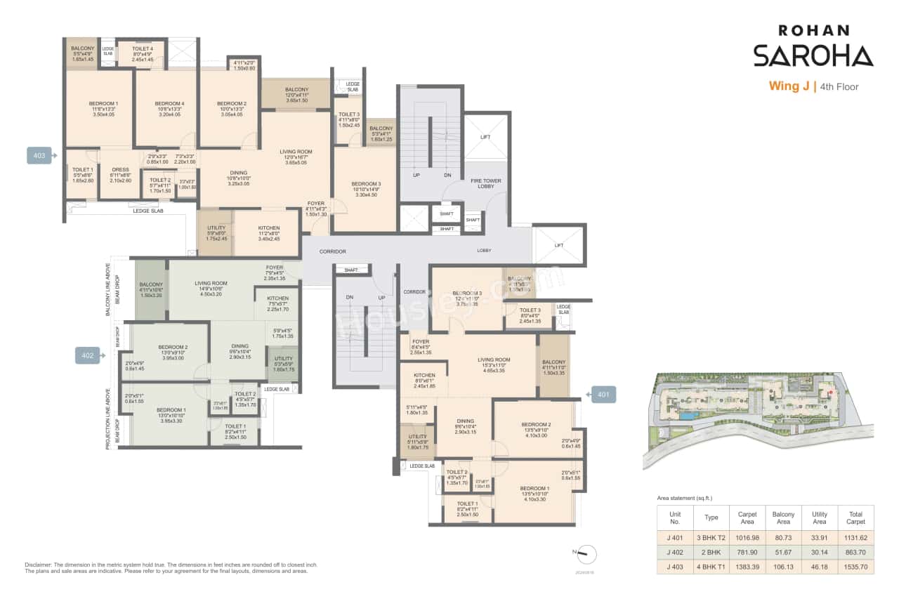 Rohan Saroha Phase 1 Floor plan 18