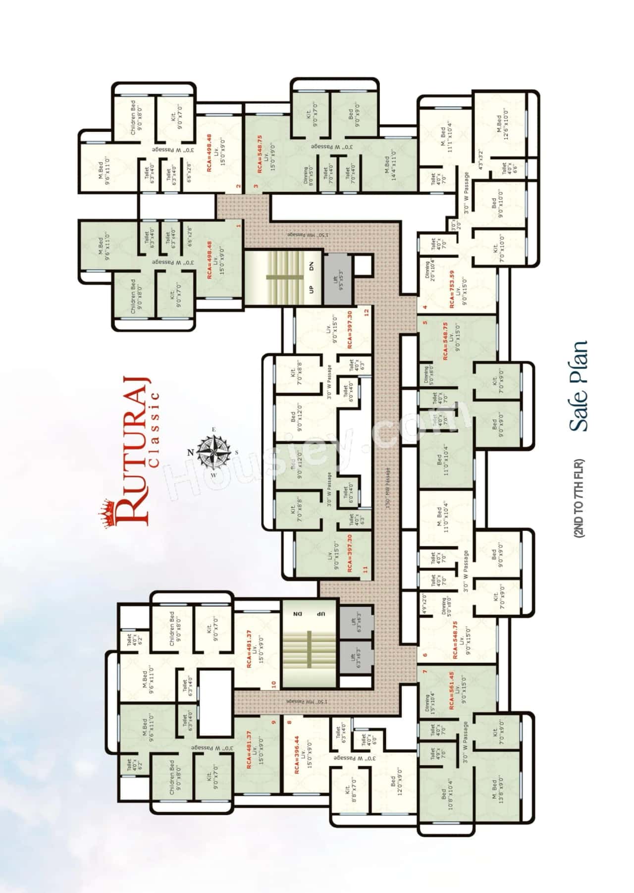 Ruturaj Classic Floor plan 1