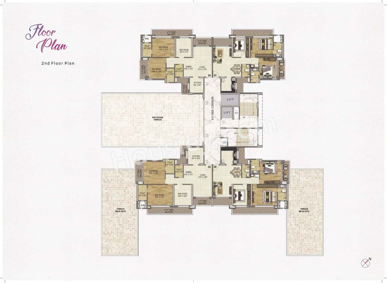 Sai Aaradhya Floor plan 1