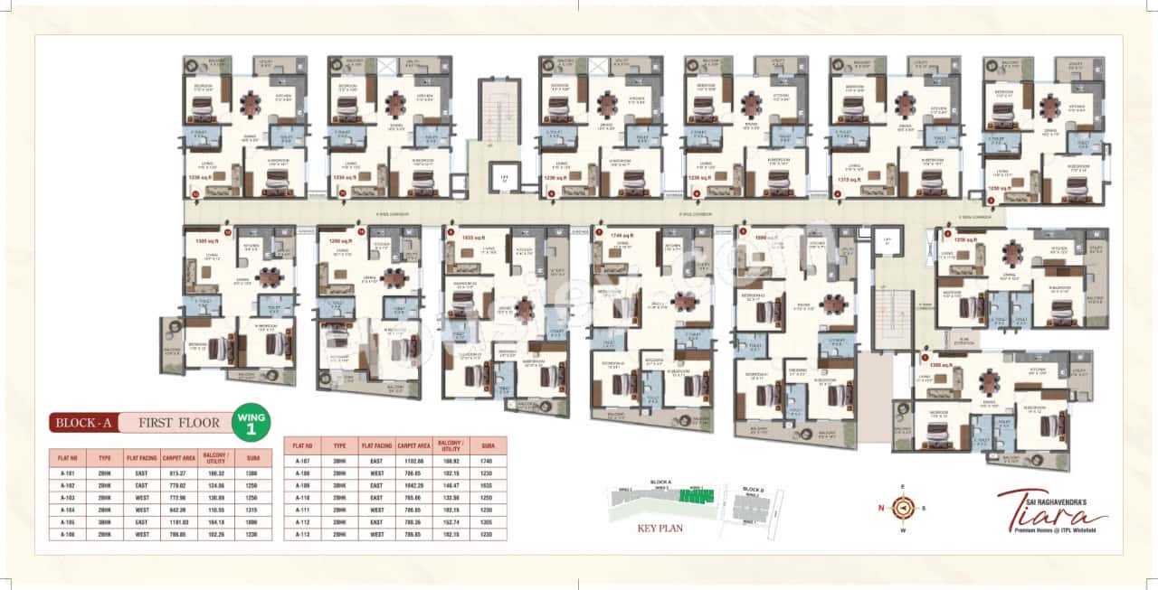 Sai Raghavendra Tiara Floor plan 1