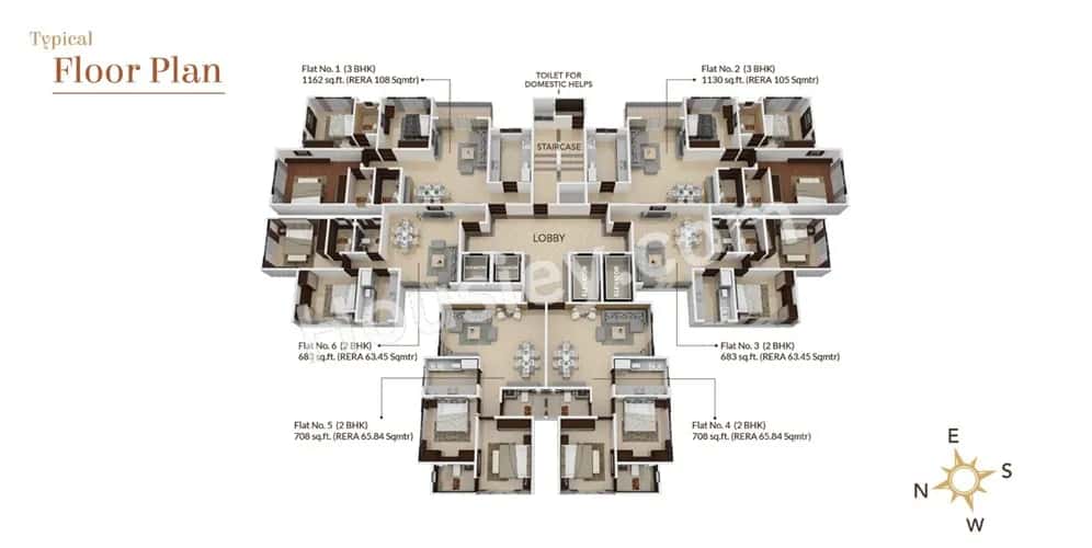 Sangam Nero Floor Plan