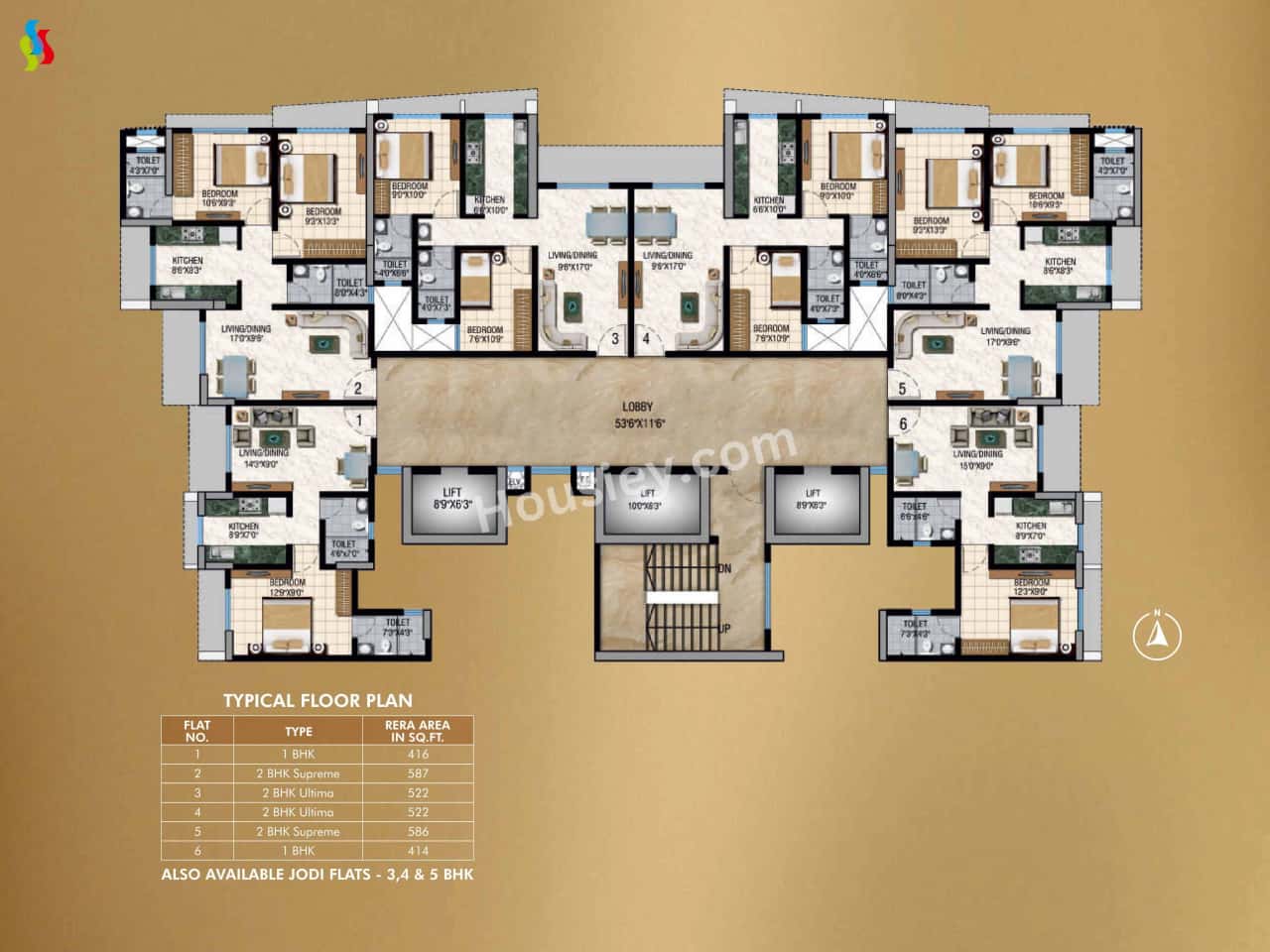 Sanghvi S3 Epitome Floor plan 2