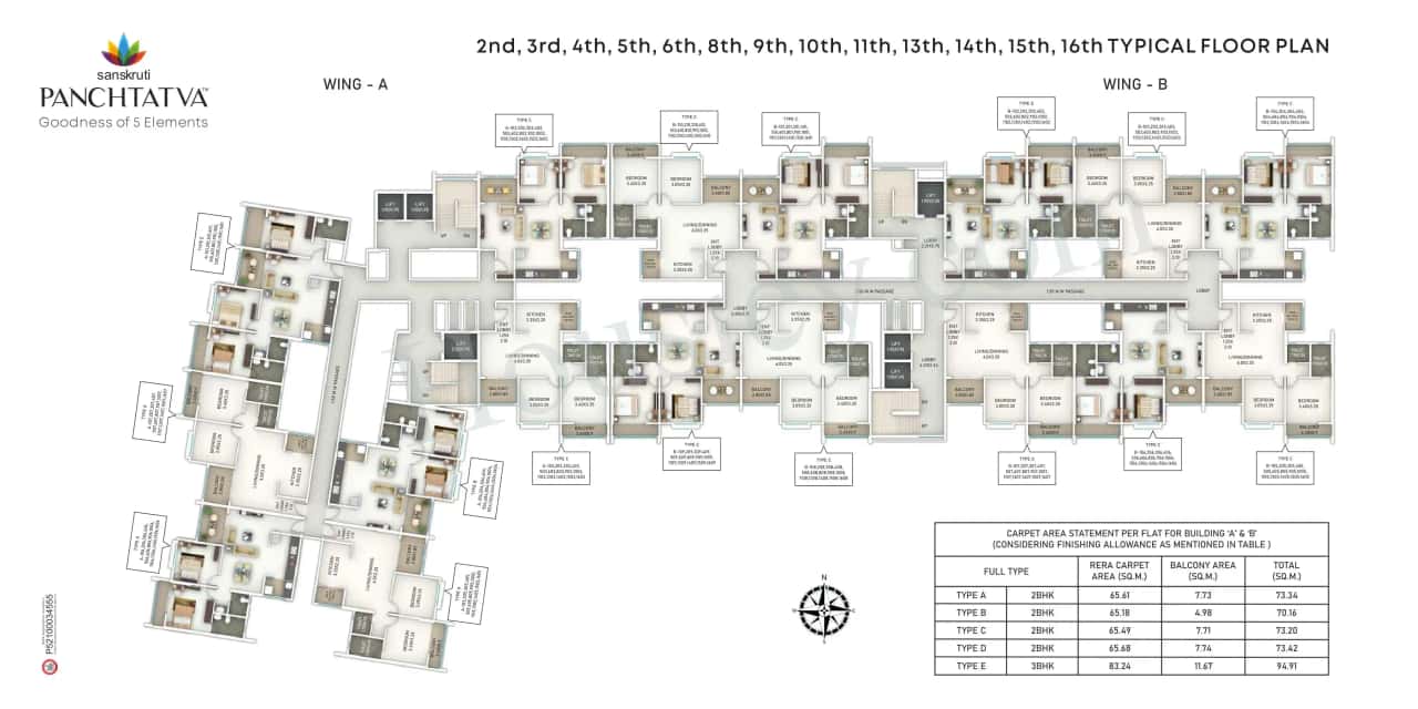 Sanskruti Panchtatva Floor plan 2