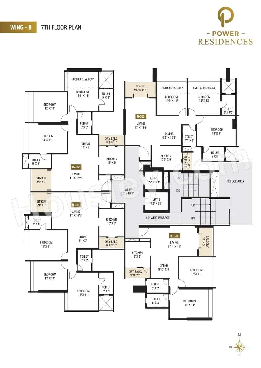 Sapra Power Residences Floor plan 2