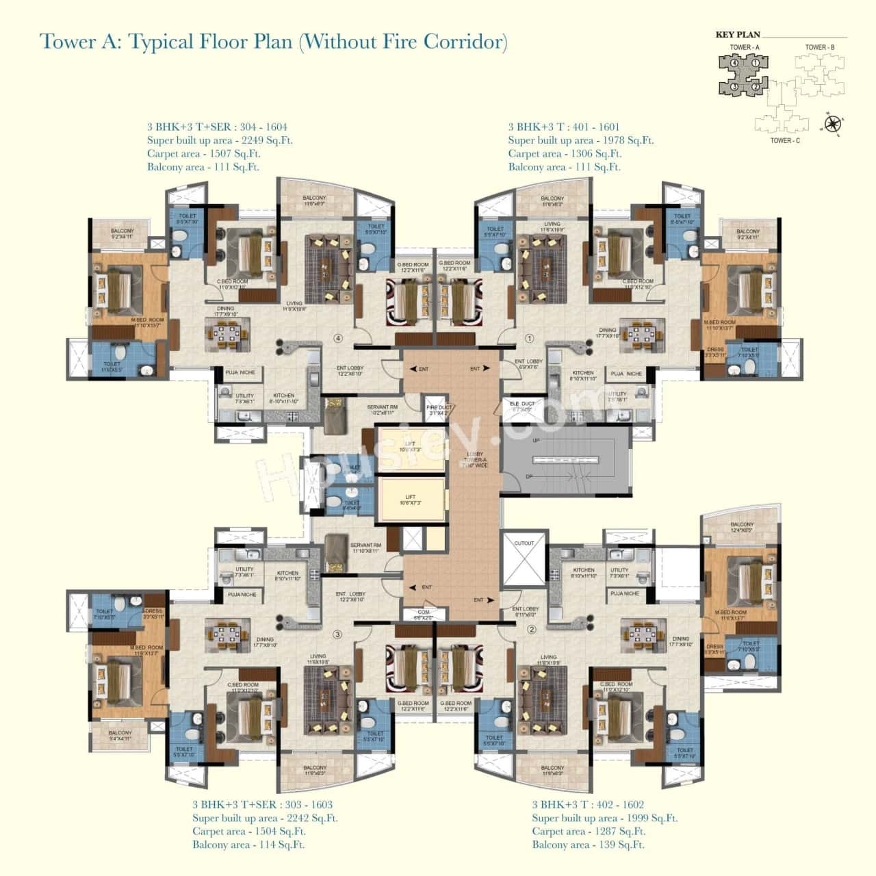 Sattva Aqua Vista Floor plan 1