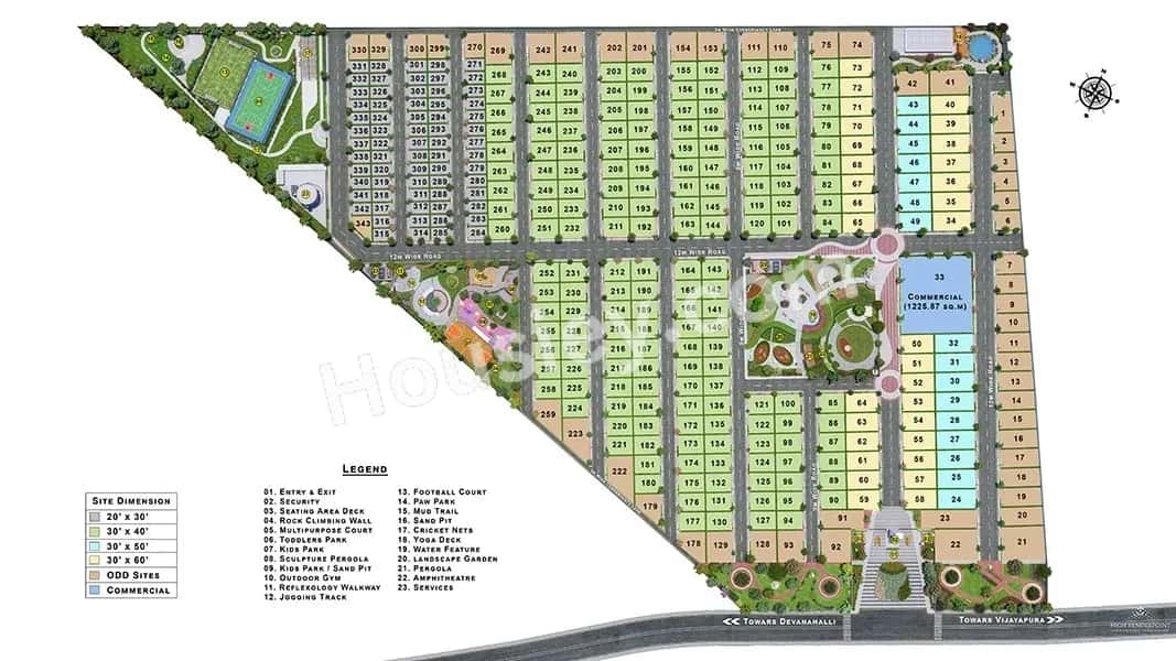 Sattva Plots Master Plan