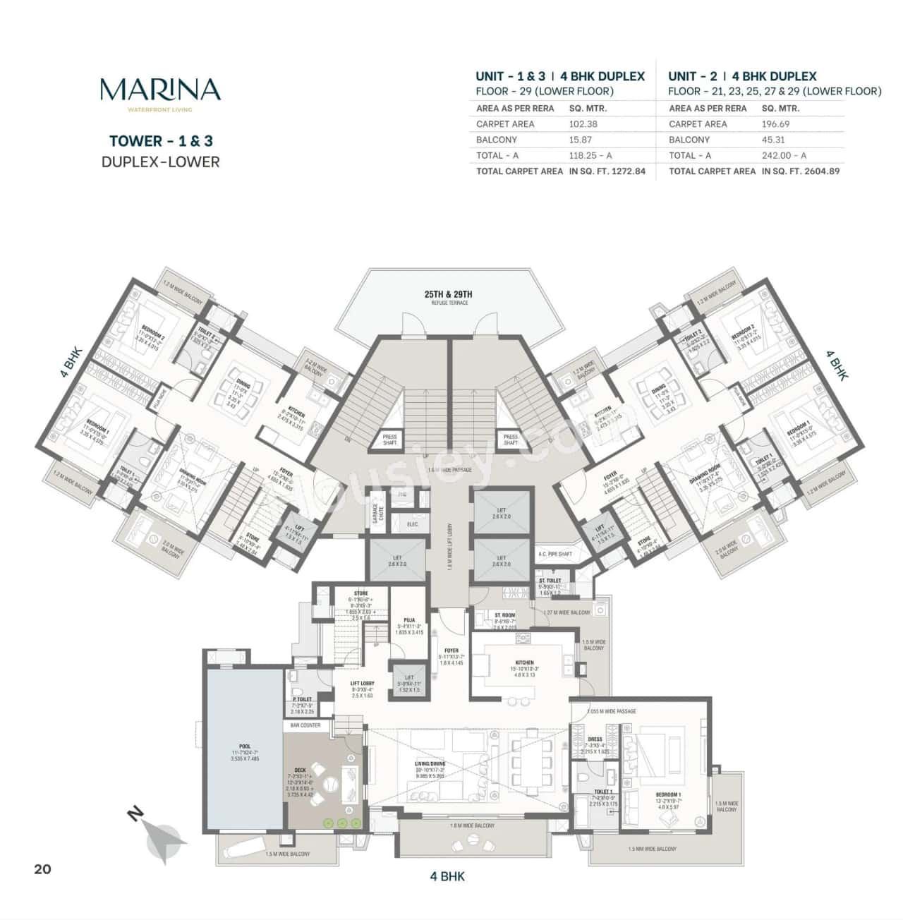 Savvy Marina Floor plan 2