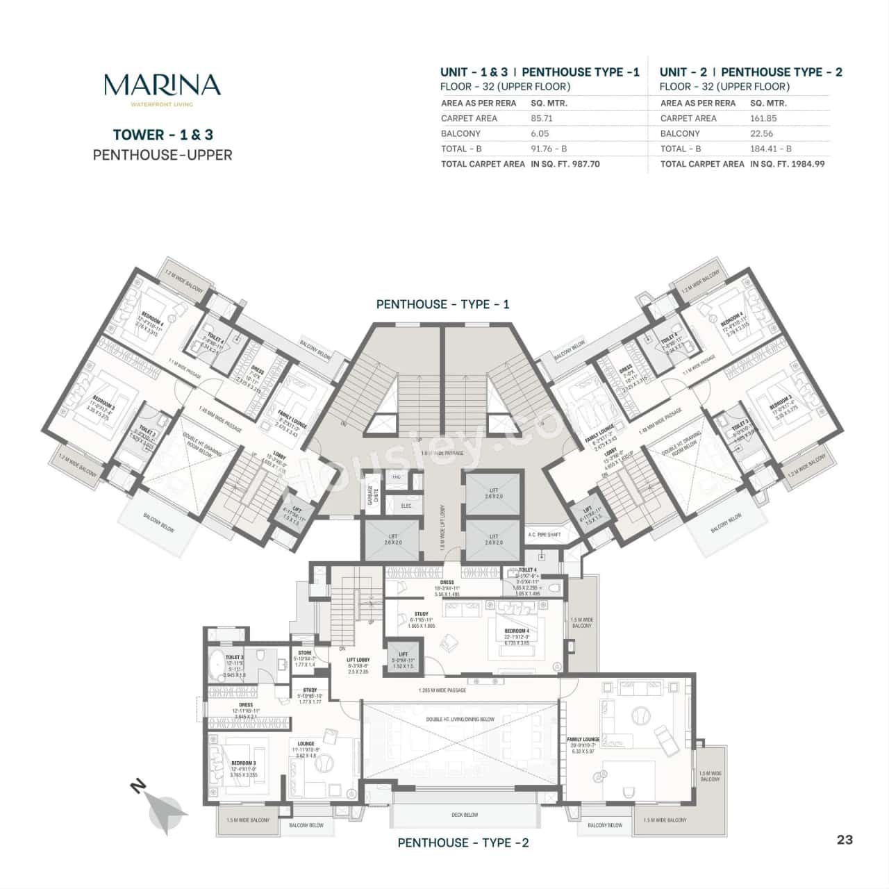 Savvy Marina Floor plan 5