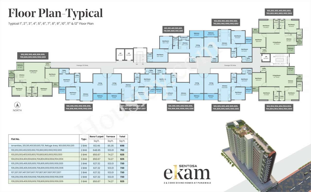 Sentosa Ekam Floor Plan