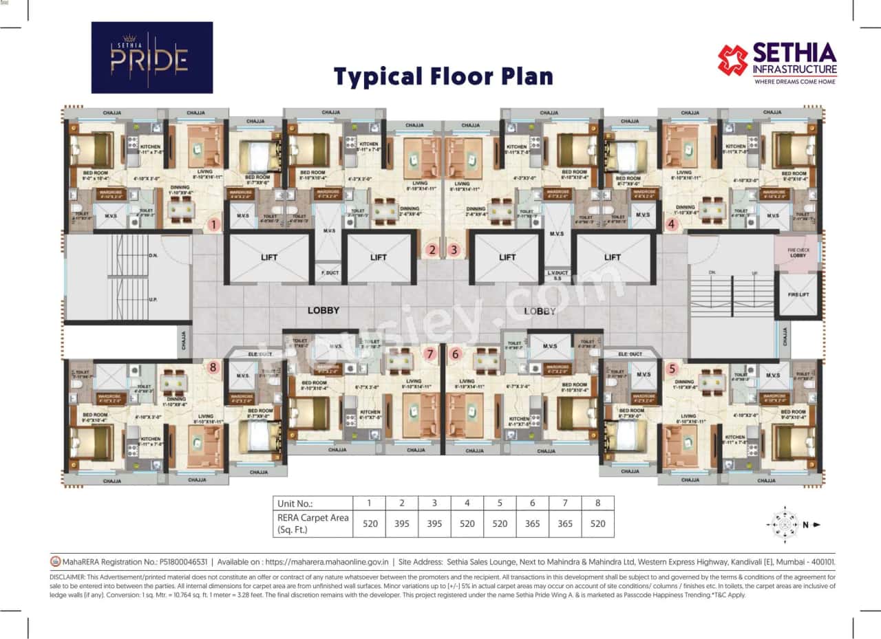 Sethia Pride Floor plan 1