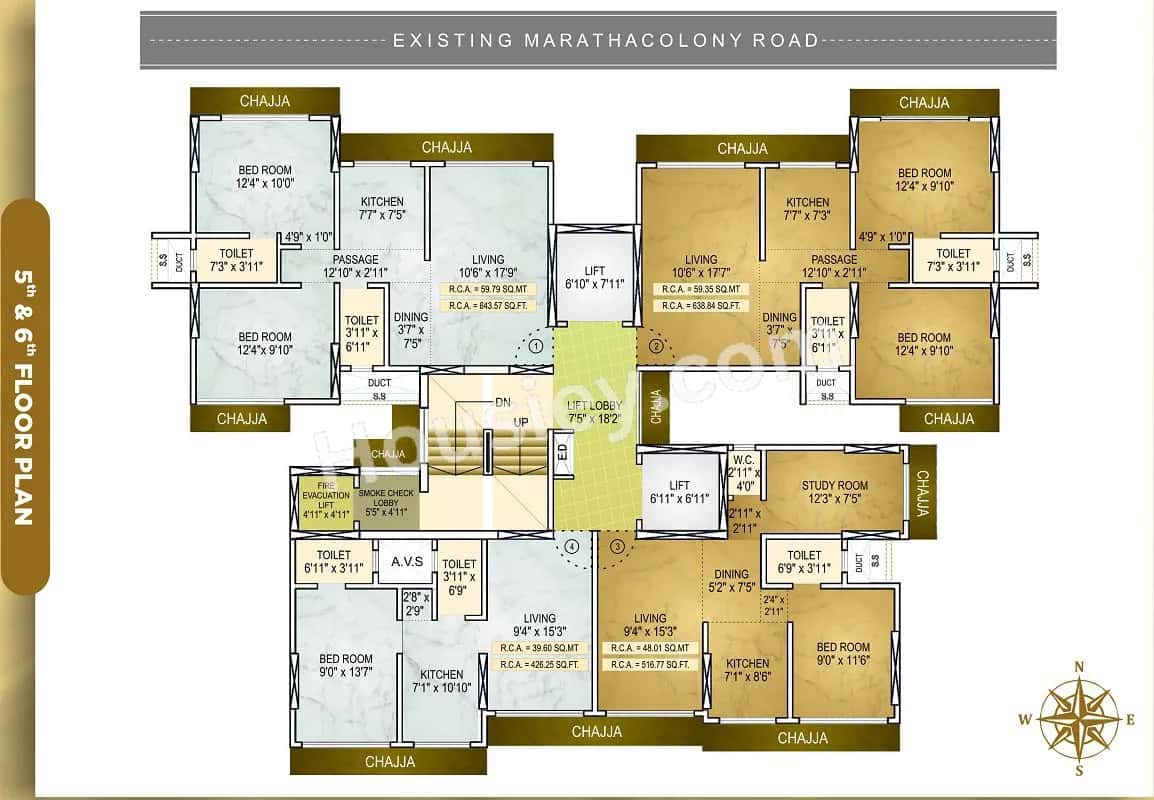 Shantee Muktangan Residency Floor plan 2