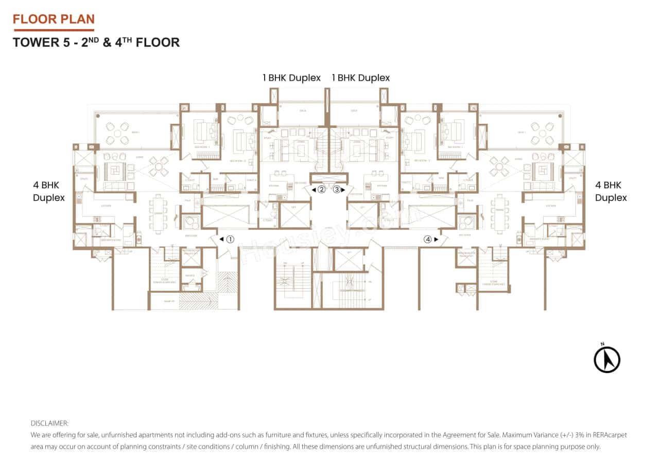 Shapoorji Golfland Floor plan 1