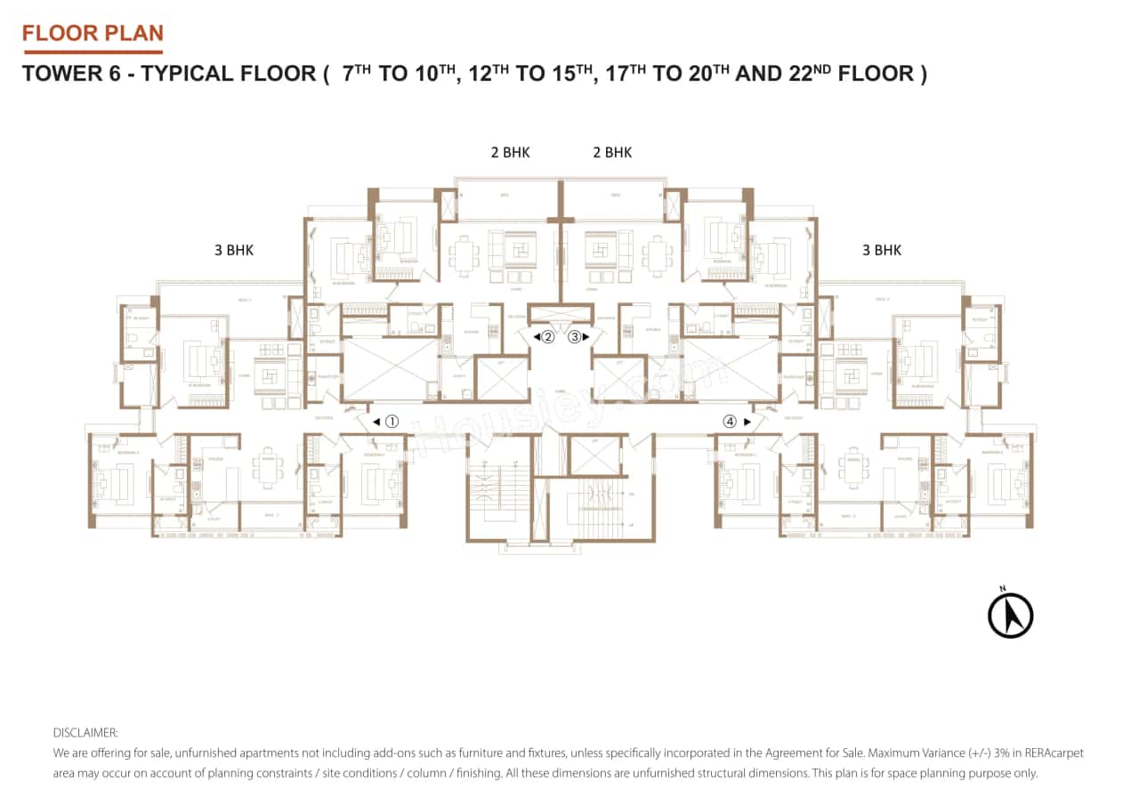 Shapoorji Golfland Floor plan 10