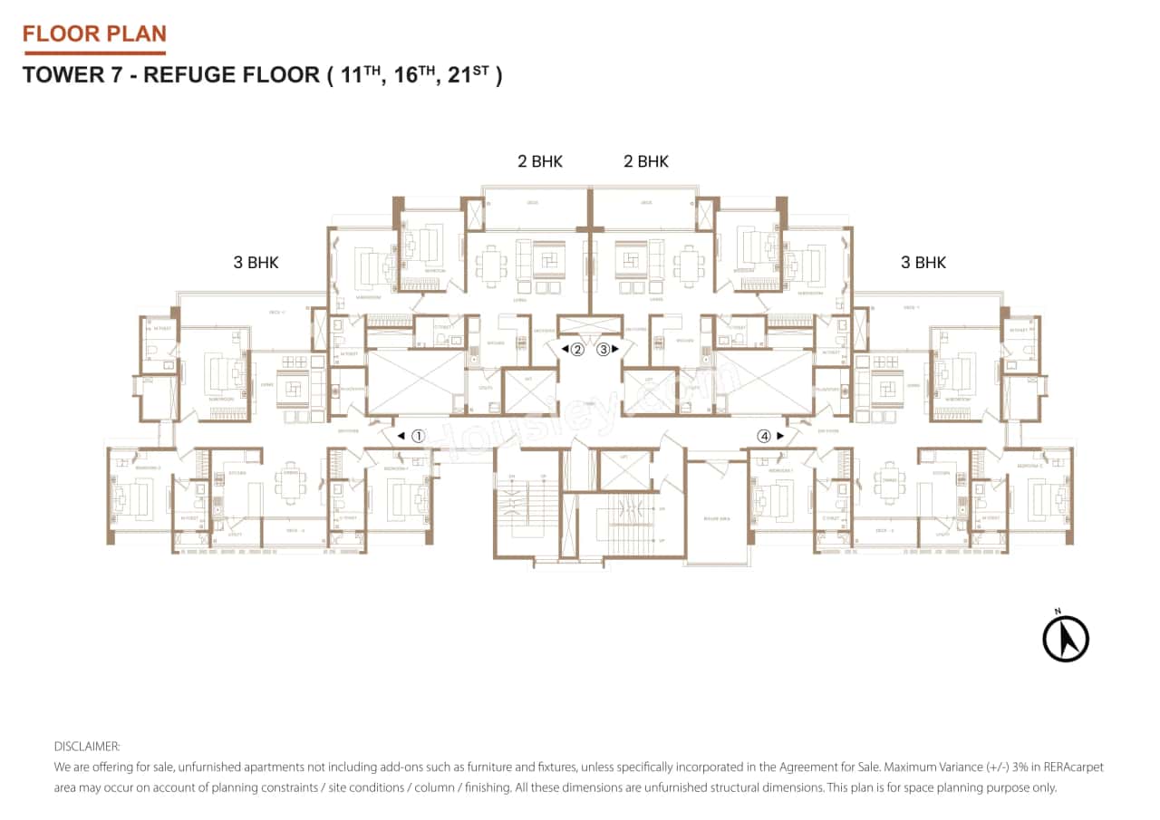 Shapoorji Golfland Floor plan 14