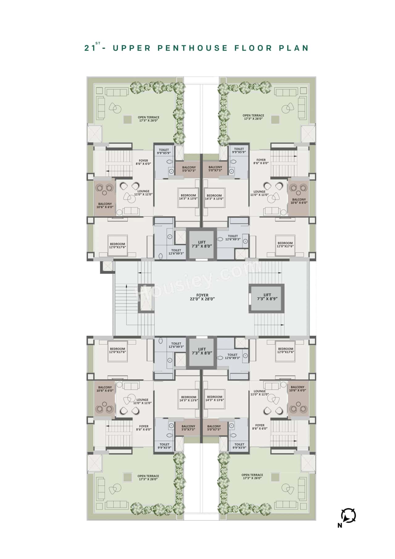 Shivalik Greenfield Floor plan 2