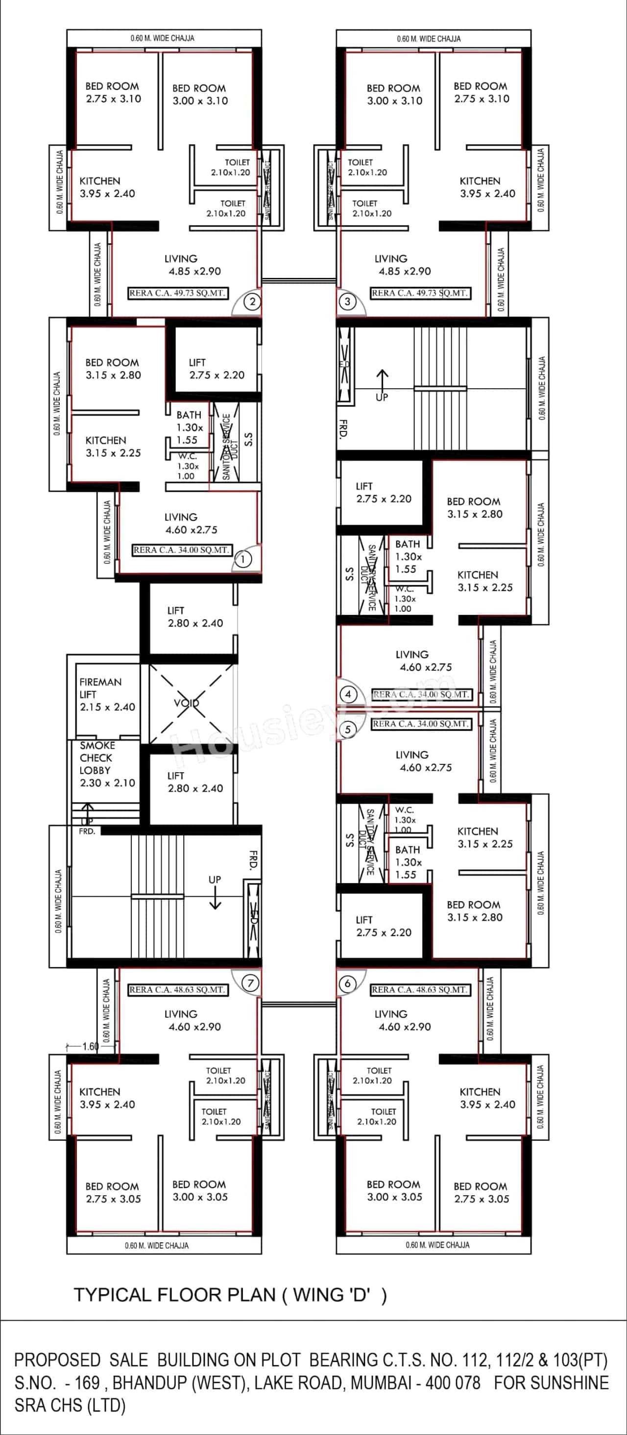 Shraddha Evoque Floor Plan
