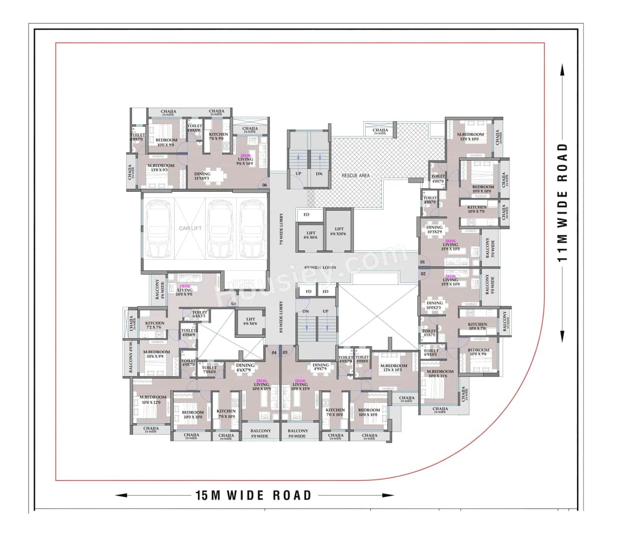 Shreeji Cloud Floor plan 1