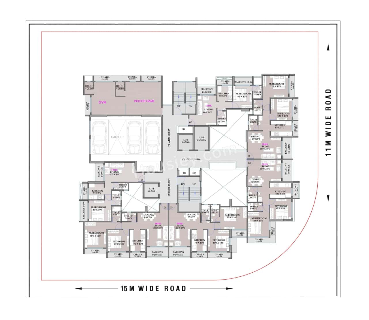 Shreeji Cloud Floor plan 2