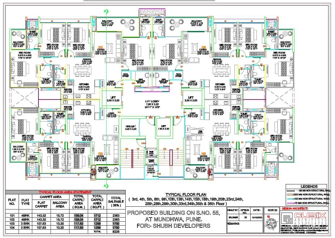 Shubh Tristar Floor plan 1