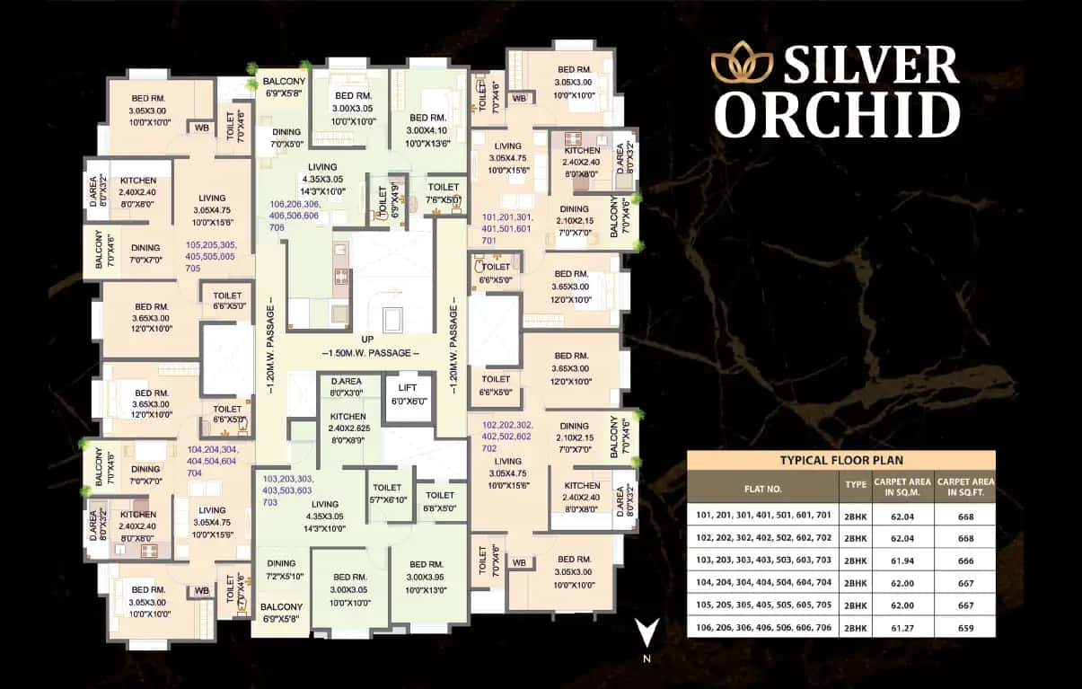 Silver Orchid Floor Plan