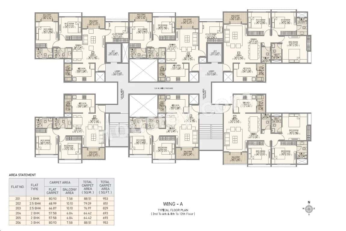 Skyrise Sparkle Floor plan 1