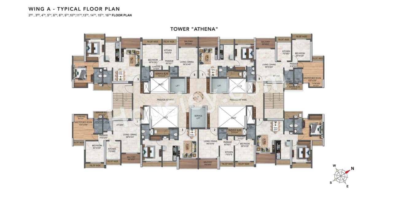 Swaminarayan City Floor plan 1