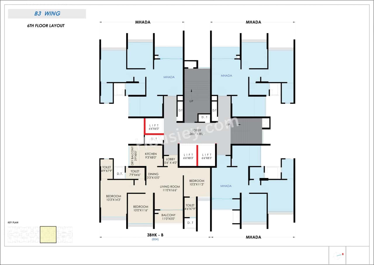 The Rising Floor plan 4