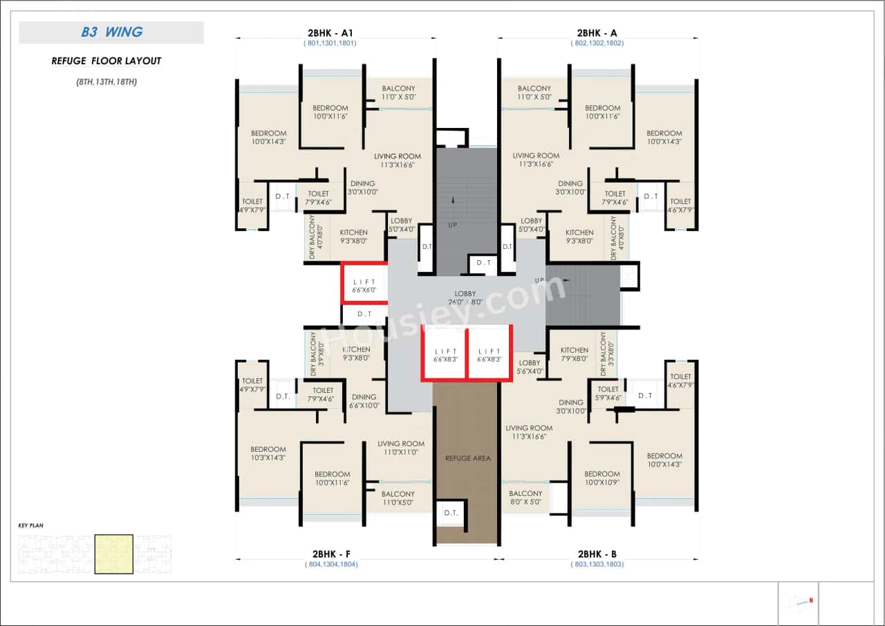 The Rising Floor plan 6