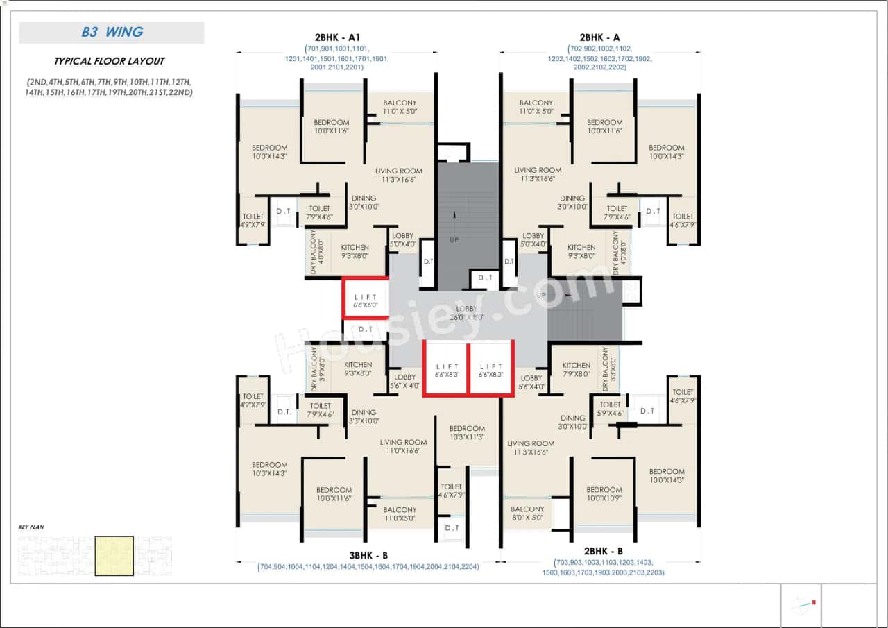 The Rising Floor plan 5