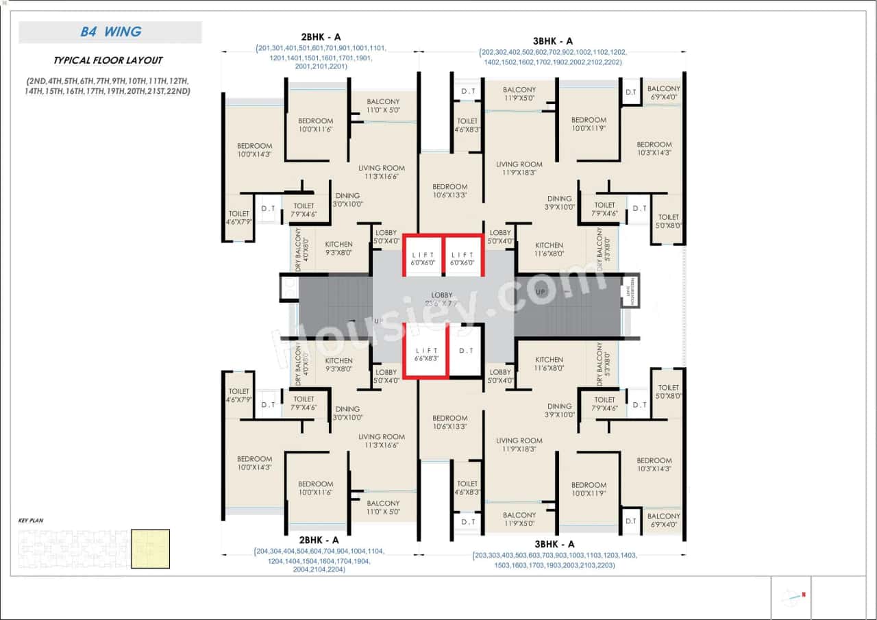 The Rising Floor plan 9