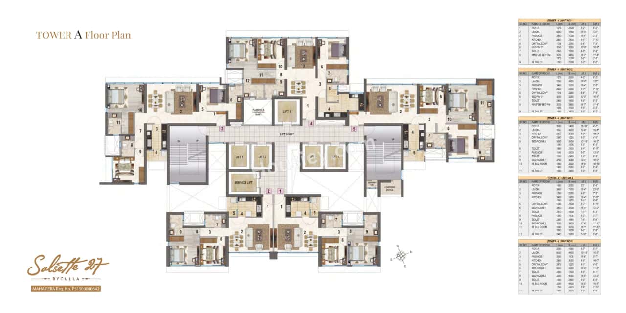 Peninsula Salsette 27 Floor plan 1