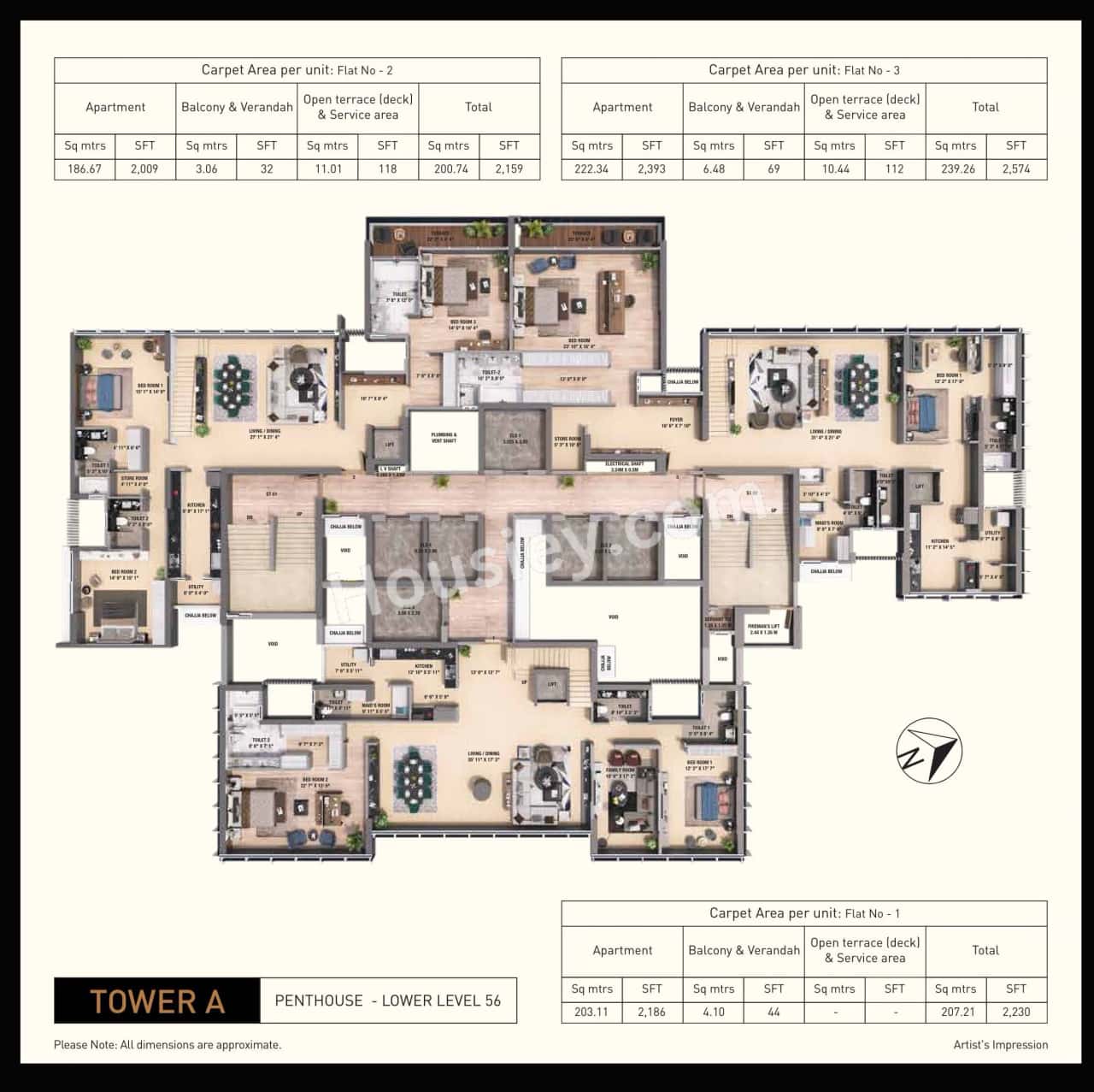 Peninsula Salsette 27 Floor plan 2
