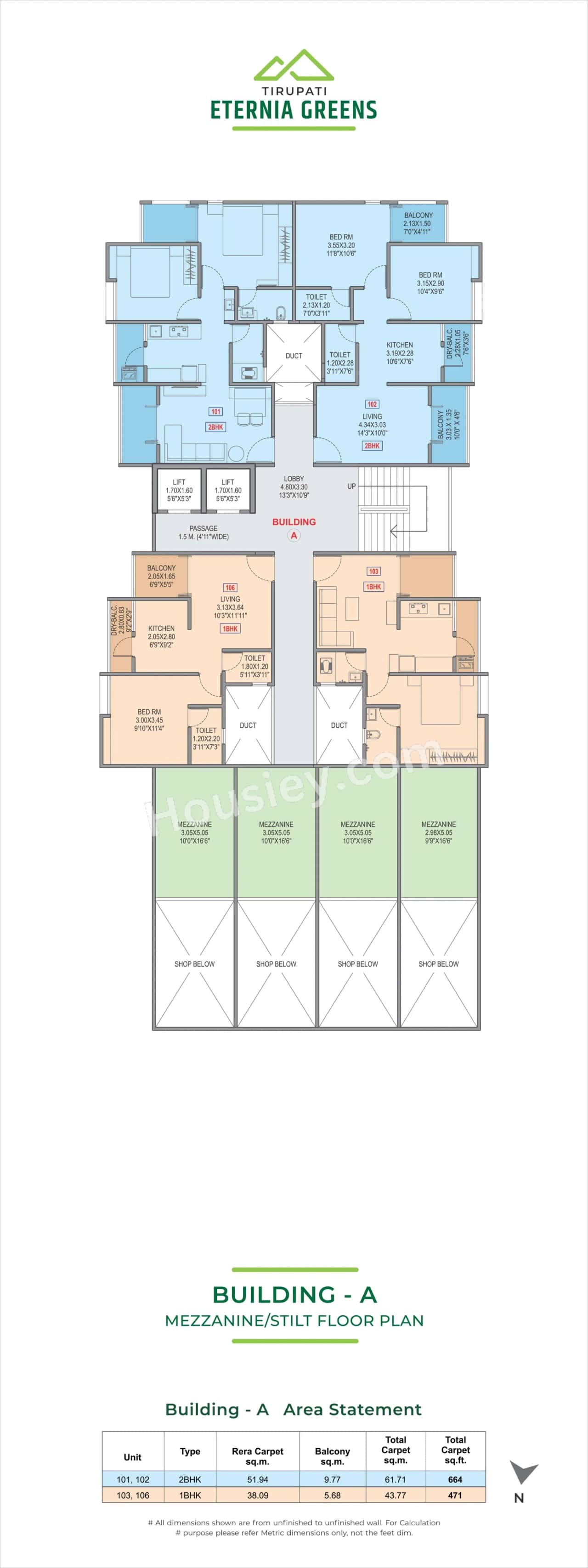 Tirupati Eternia greens Floor plan 2