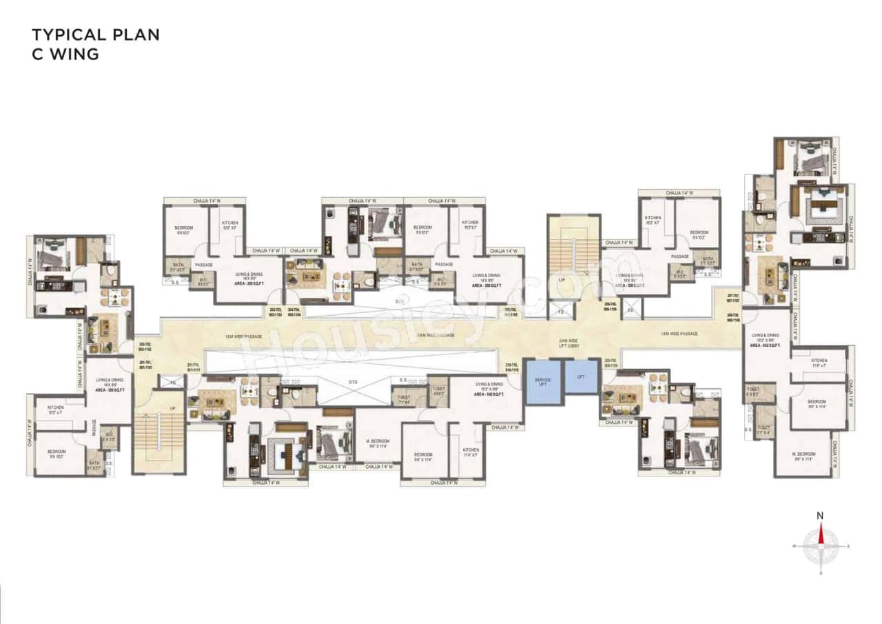 Today Global Mangalam Floor plan 3