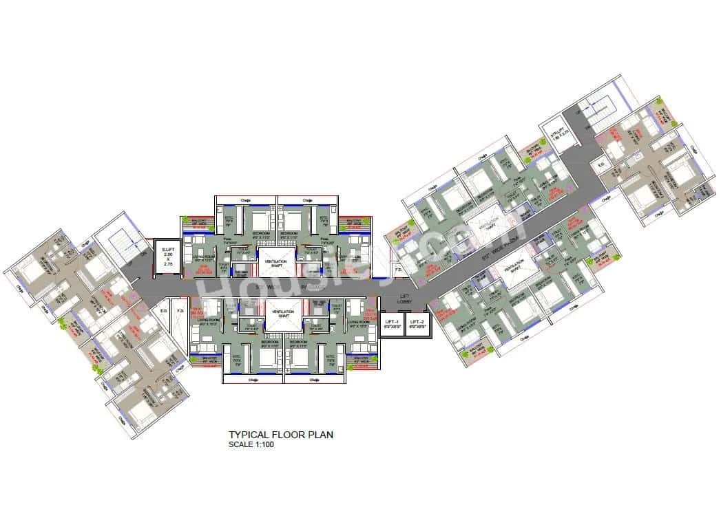 Today Global Saubhagyam Floor plan 1
