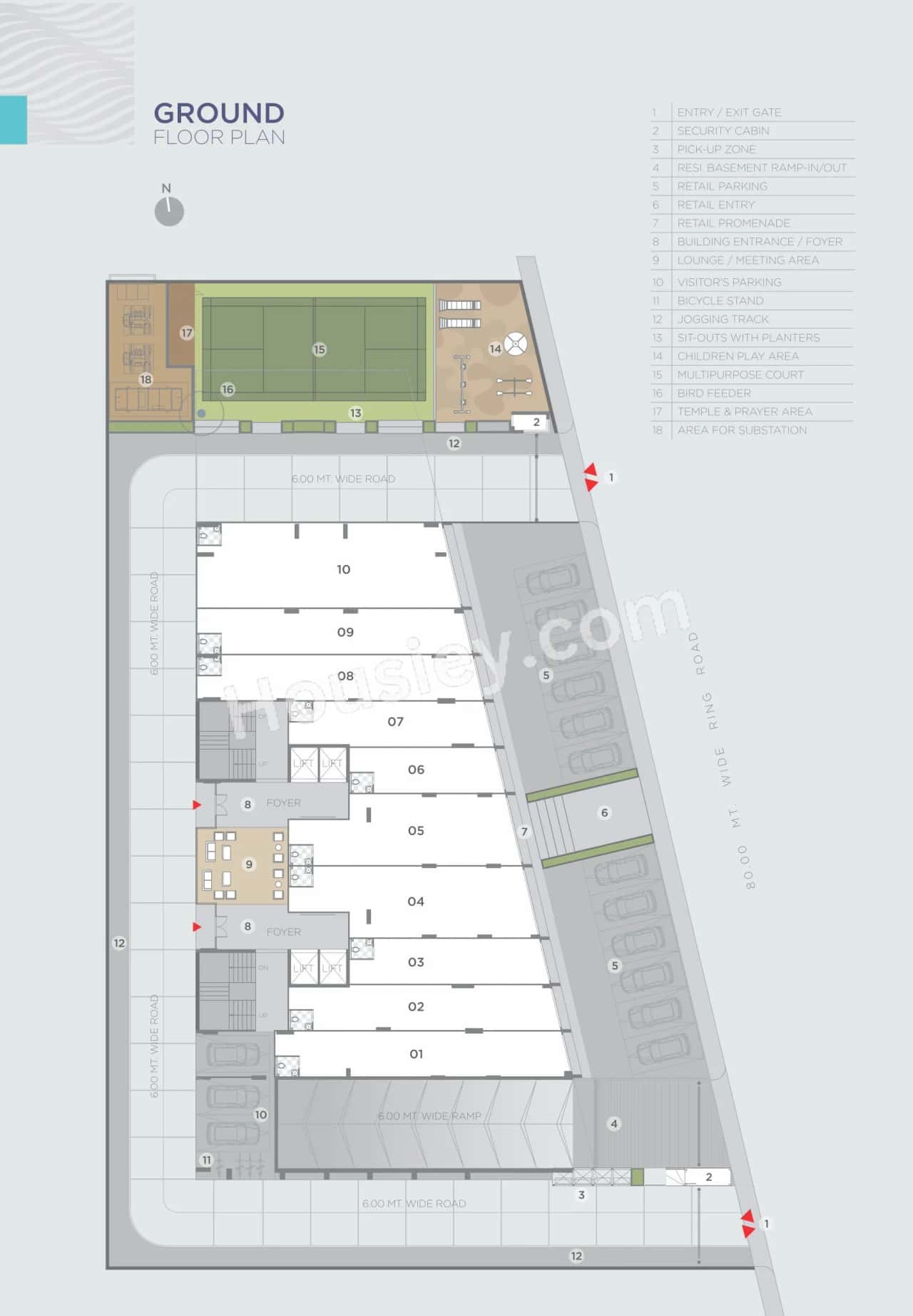 Ratna Turquoise Dreamz Floor plan 1